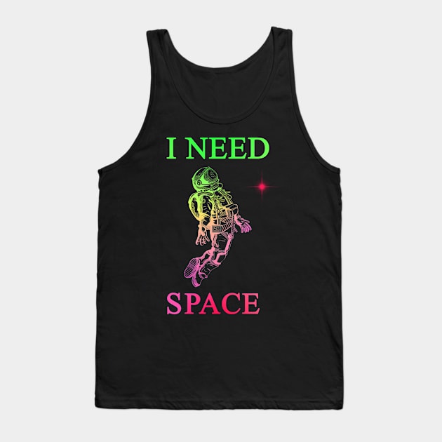 i need space Tank Top by MARK ASHKENAZI